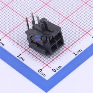 HC-MX3.0-2*2AW Wire-to-Board Pin Header Bent Lead Through Hole,P=3mm Connector 2x2P 3mm Right Angle Insert Micro-Fit (MX 3.0) - Product Image 1