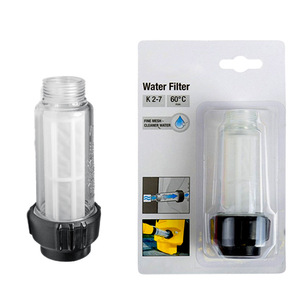 Filtre fileté transparent de 2.5cm de diamètre et 7.8cm de hauteur pour machine de lavage de voiture, filtre à eau d'entrée en plastique, facile à nettoyer - Product Image 2