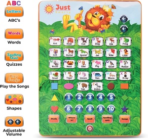 Tablet Alfabetico per Imparare <span class=keywords><strong>Lettere</strong></span> ABC, Numeri, Forme, Colori, Musica e Parole, Giocattolo Educativo Interattivo per Bambini - Product Image 2
