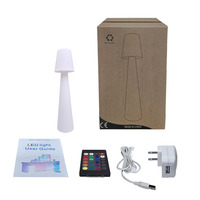 Lampadaire LED sur pied 200 cm rechargeable étanche avec télécommande pour centre commercial, projet commercial, sans fil RGB