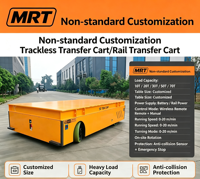 Chariot de transfert électrique sans rail robuste, directionnel, à commande sans fil pour le déplacement de marchandises entre ateliers