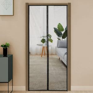 Fabriqué en Chine au <span class=keywords><strong>bas</strong></span> <span class=keywords><strong>de</strong></span> l'aimant <span class=keywords><strong>Porte</strong></span>-écran magique pondérée Velcro Design Cuisine Rideaux spéciaux avec aimants - Product Image 1