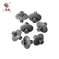 Fixations C33 : Clips et boulons de pare-chocs, clips et rivets en plastique pour automobile, rivets de roue en plastique