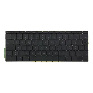 Keyboard komputer hitam Laptop, sandaran tangan Keyboard mekanik Usb Piano A1708 A1278 A1706 A1398 Italia untuk Macbook PRO