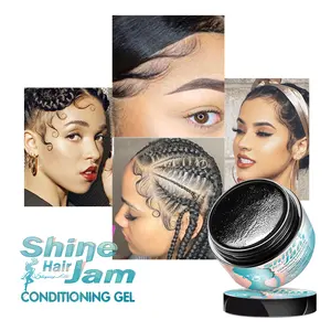 Shine N Jam Extra Hold Black Vanilla Edge Control Gel Shine And Hair Jam Gel Hair Styling