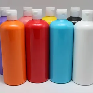 Professional customize colors 500ml metallic watersoluble acrylic painting colour set for art students