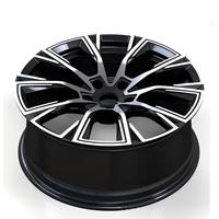 Rines de Acero Forjado de 19/20 Pulgadas, 5*120 PCD, Negro Brillante, Diseño en V, Compatibles con BMW Serie 3/4/5/6/7 y X3/X4/X5/X6/X7