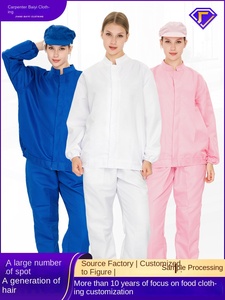 Tuta <span class=keywords><strong>da</strong></span> <span class=keywords><strong>Lavoro</strong></span> Traspirante per <span class=keywords><strong>Donna</strong></span> in Cotone Assorbente, Adatta a Tutte le Stagioni, per Uso in Officina - Product Image 6