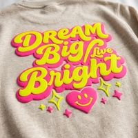 Échantillon Gratuit – Transferts DTF 3D Gonflés de Qualité Supérieure – Vinyle Thermocollant Tendance avec Logo de Designer pour T-shirt