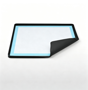 OEM Foldable <strong>Silicone</strong> Pet Training Pad for Dogs <strong>Cats</strong> Rabbits Puppy Toilet Mat <strong>Cat</strong> <strong>Litter</strong> Tray Floor Protector Home Travel - Product Image 1