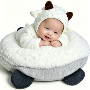 Almohada para Dormir para Bebés Recién Nacidos, Almohada para la Cabeza del Bebé, Almohada Calmante para la Alimentación del Bebé - Product Image 6
