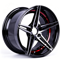 Jantes forgées JWYC à profil profond, OEM Chine, 16-24 pouces, 4x100 5x114.3, lèvre polie, jantes en alliage d'aluminium pour voitures de course