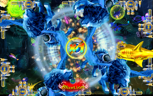 Máquina de Juego Arcade Ocean King 3 Golden Mermaid, Cazador de Peces, Pantalla LCD de 55 Pulgadas, Inglés, 2-10 Jugadores - Product Image 5