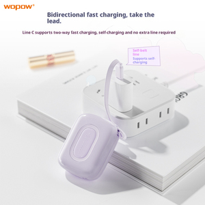 Mini Power Bank 10000mAh avec deux câbles, alimentation portable pour mobiles, livraison directe d'usine - Product Image 6