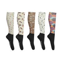 Fun Fashion Femmes Hommes Crew Compression Equestrian Sport Active Riding Chaussettes