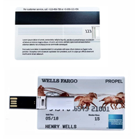 Clé USB promotionnelle en plastique 3.0 en forme de carte-cadeau, personnalisable avec logo OEM, style carte de crédit professionnelle, étanche, garantie 2 ans