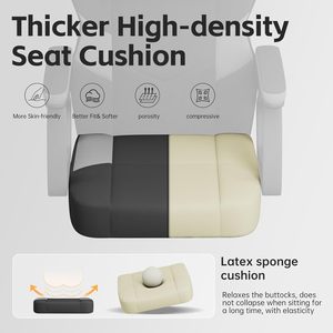 Silla <span class=keywords><strong>de</strong></span> juegos <span class=keywords><strong>de</strong></span> carreras ergonómica con respaldo alto extensible con reposabrazos deslizantes y soporte lumbar <span class=keywords><strong>para</strong></span> sala <span class=keywords><strong>de</strong></span> estar y uso <span class=keywords><strong>de</strong></span> computadora - Product Image 5