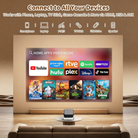 Nouveau projecteur de cinéma maison portable mini LED LCD 1080P M1 9500 Lumens HIFI, entièrement scellé, avec support Google TV, OEM ODM, modèle 2026