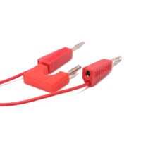 Nickelé 4mm fiche banane cuivre Double rangée deux Joint Anti-court Double rangée deux adaptateur U Type prise parallèle