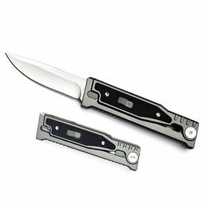 PN-5810 Camping tactique poche pliante D2 lame T6 aluminium avec poignée G10 physique mécanique ouverture couteau à gravité à vendre - Product Image 1