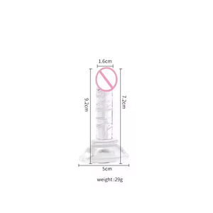 Dildo en silicone souple transparent pour adultes, avec ventouse puissante, pour une utilisation mains libres, jouets sexuels de grande taille pour débutants et couples - Product Image 6