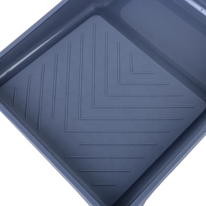 Rouleaux à peinture gris PP de 10 pouces de haute qualité E-tool, bac à peinture à dégagement rapide, cadre personnalisable OEM pour la peinture industrielle et le bricolage - Product Image 3