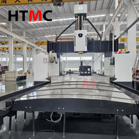 Fraiseuse CNC verticale robuste DVF8033 avec rail de glissière carré automatique BT50 Fanuc et double colonne verticale
