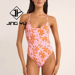 Maillot de bain une pièce imprimé bohème de haute qualité OEM, maillot de bain une pièce personnalisé en polyester écologique - Product Image 1