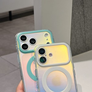 <span class=keywords><strong>Coque</strong></span> de téléphone portable magnétique mate givrée colorée tendance <span class=keywords><strong>pour</strong></span> <span class=keywords><strong>iPhone</strong></span> 17 16 15 Pro Max, étui transparent IMD à changement de couleur - Product Image 4