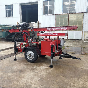 Foreuse <span class=keywords><strong>hydraulique</strong></span> de puits d'eau de 150 mm de diamètre, facile à déplacer, pour la construction professionnelle de puits - Product Image 2