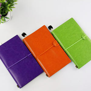 Carnet de notes en cuir PU avec couverture en tissu de lin de haute qualité et porte-stylo élastique – Vente en gros - Product Image 3