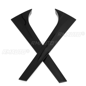Par de alerones laterales traseros para ventana de coche, tipo canard, piezas de repuesto para Skoda Kodiaq, color negro - Product Image 5