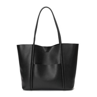Nouveau design, sac fourre-tout de luxe pour femmes, en cuir véritable, grande capacité, imperméable, résistant à l'eau, antivol, fermeture ouverte, printemps-été