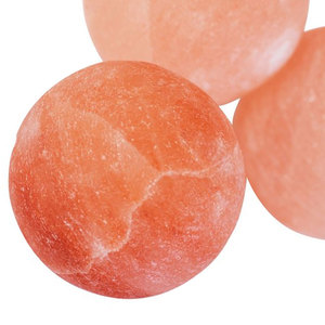 High Quality Round Pink Rock Salt Massage Stone Handmade Natural Himalayan Eco-Friendly <b>Bar</b> For Skin Softening Heated <b>Cool</b> - Product Image 6
