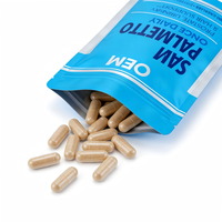 Capsules de Saw Palmetto Marque Blanche OEM – Soutien Prostate Adulte, Bloqueur de DHT, Croissance Capillaire, Sans Gluten, Non-OGM