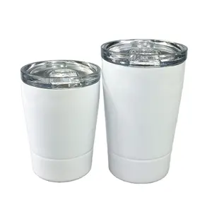 Süblimasyon boşlukları çocuklar bardak 9oz ve 12oz süblimasyon bardak çift duvar kupa mini konik tumbler süblime kahve kupası
