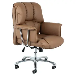 Durable leather trend furniture task office arm chairs leather