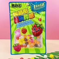 Divers Snacks Bonbons Q Rolls Bonbons Gommeux Fève Prune Viande Bubble Gum Comprimés de lait Sacs enrobés fruités Fabriqués Divers