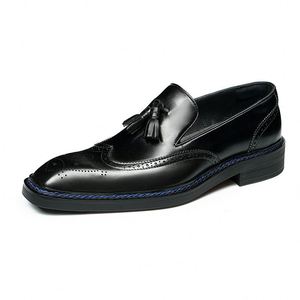 Nuove Scarpe Eleganti da Uomo in Vera Pelle, Formali e Casual, Complete di Calzature in Pelle da Abbinare - Product Image 2