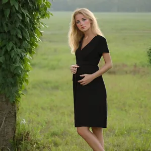 Fashion Women Short Sleeve V-Neck Pregnancy Nursing Maternity Dress With Breastfeeding Function