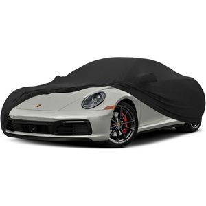 Housse de voiture intérieure pour <span class=keywords><strong>Porsche</strong></span> 911 2012-2022, luxueuse, douce, extensible, en satin, sur mesure, anti-poussière, pour garage souterrain, exposition automobile - Product Image 1