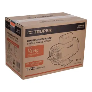Motore elettrico monofase Truper 1/2 HP motori categoria prodotto a bassa velocità - Product Image 3