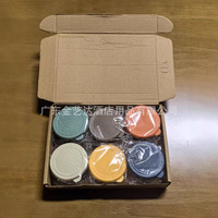 Vente en gros de gobelets à sauce en acier inoxydable 304 avec couvercle en plastique, mini-récipients portables pour condiments, bols à sauce pour salades
