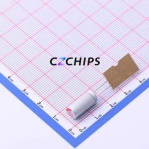 Condensateur solide 160AREP681M06A4T, composant traversant (THT), D6.3xL13.5mm 680uF 20% 16V Polymère - Product Image 1