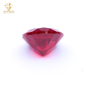 Kleine Größe 1,0mm bis 2,5mm Laborgezüchteter Rubin Edelstein GRC-Zertifikat Rundschliff Laborgezüchteter Saphir für Schmuck - Product Image 4