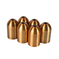 Offre Spéciale livraison rapide en alliage d'aluminium E26 E27 ampoule raccord bricolage Antique lustre support de lampe tasse accessoire