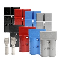 Connecteur d'assemblage de câble de batterie OEM 350A avec contact en cuivre plaqué argent pour faisceau de câblage de chargeur personnalisé et fil de batterie