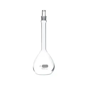 Lab Glassware Chemistry Experiment Equipment Clear Volumetric Flask