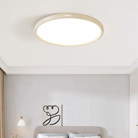 Plafonnier LED moderne en fer et acrylique, 3500K blanc chaud, AC 220V, éclairage intérieur à économie d'énergie pour salon et chambre à coucher