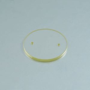 Fenêtres percées circulaires en sulfure de zinc Zns optique personnalisées en usine pour systèmes d'imagerie thermique haute résolution - Product Image 2